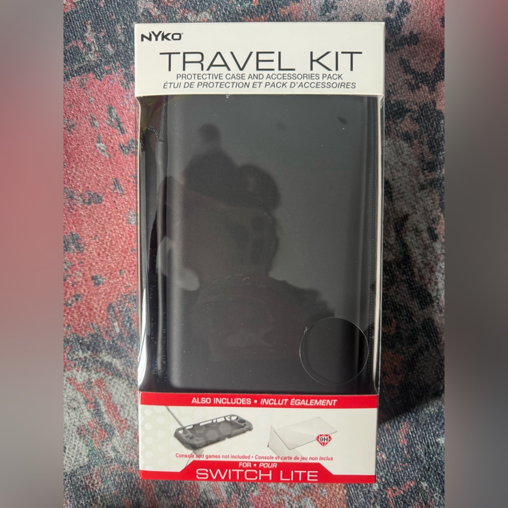Black Travel Kit for Nintendo Switch Lite - NIB - Sealed‎